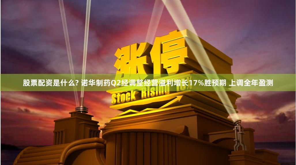 股票配資是什么? 諾華制藥Q2經調整經營溢利增長17%勝預期 上調全年盈測